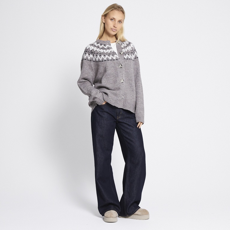 Pattern knit cardigan "Astrid"